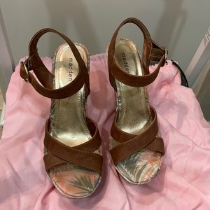 Madden Girl Tan Wedges
